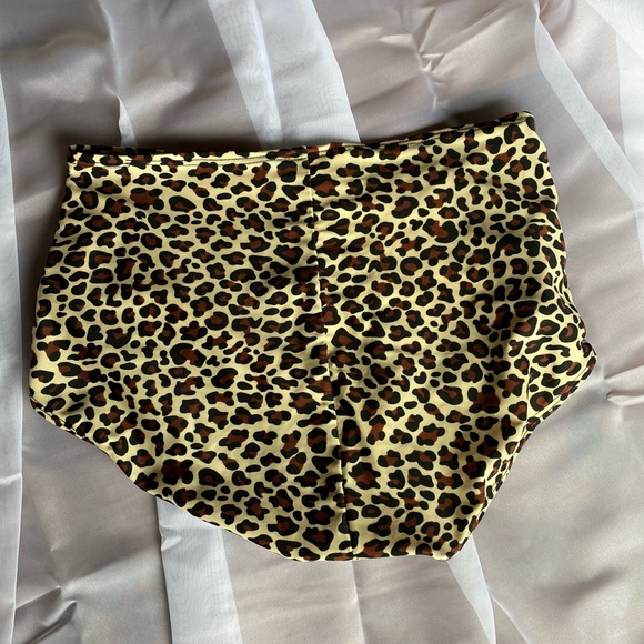 Leopard Print Cheetah Print Bathing Suit Bottoms - Picture 3 of 4
